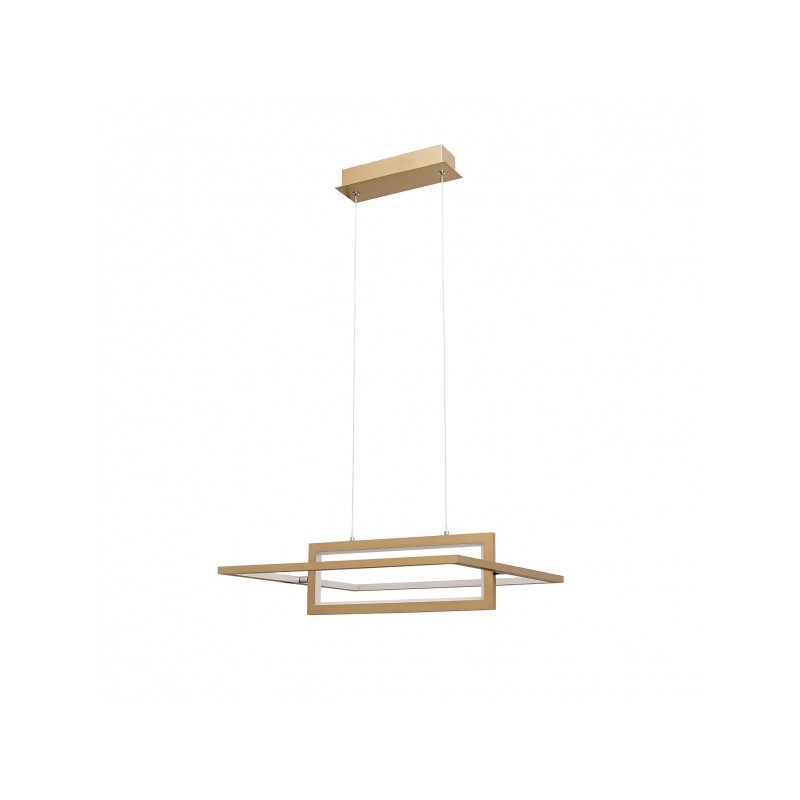 Colgante Lexie oro 40W LED 4000K Fabrilamp